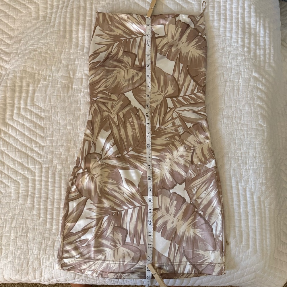 NWT SER.O.YA MINI DRESS - SILK PALM PRINT - SIZE XS - Picture 6 of 11